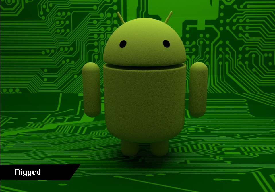 cycles google android logo rigged (2.79) preview image 1